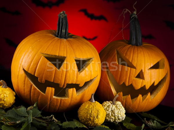 Pumpkins for Halloween  Stock photo © JanPietruszka