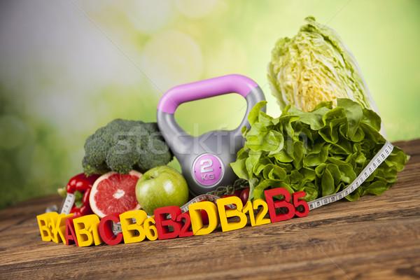 Zdjęcia stock: Witamina · zdrowia · fitness · świeże · owoce · warzyw · sportu