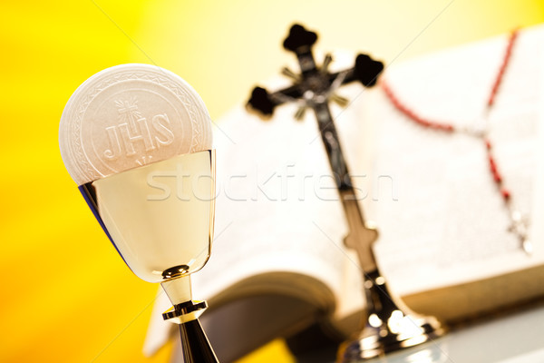 Simge hristiyanlık din parlak kitap İsa Stok fotoğraf © JanPietruszka