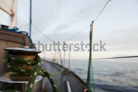 Stock foto: Segeln · Sommerzeit · farbenreich · Himmel · Meer · Sommer