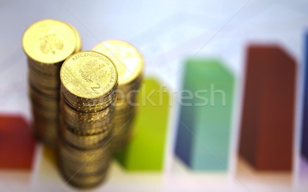 Coins background Stock photo © JanPietruszka
