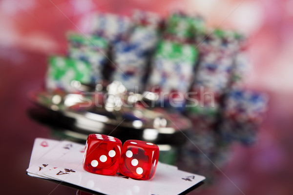 Jugando ruleta casino diversión Foto stock © JanPietruszka