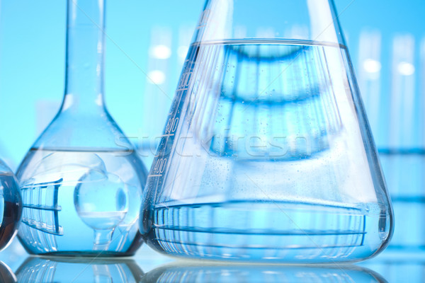 Química laboratório artigos de vidro médico lab químico Foto stock © JanPietruszka