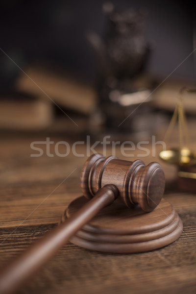 Court gavel,Law theme, mallet of judge Stock photo © JanPietruszka