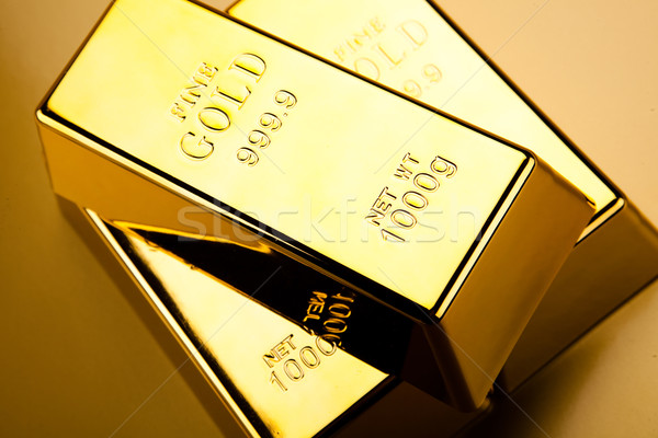 Gold and money, ambient financial concept Stock photo © JanPietruszka