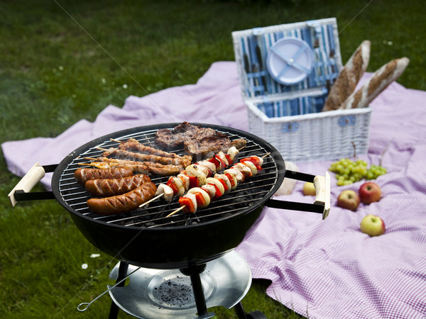 Cuisson barbecue lumineuses coloré alimentaire [[stock_photo]] © JanPietruszka