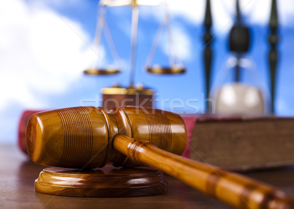Law and blue sky Stock photo © JanPietruszka