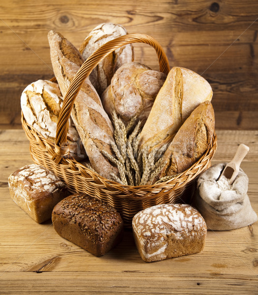 Traditional bread, natural colorful tone Stock photo © JanPietruszka