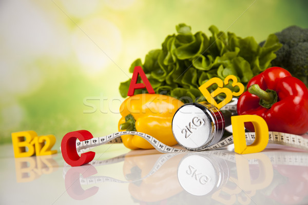 Vitamin and Fitness diet, lifestyle concept Stock photo © JanPietruszka