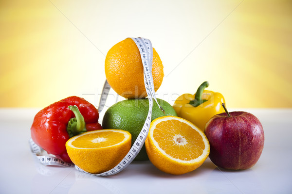 Dieta fitness comida fruto saúde fundo Foto stock © JanPietruszka