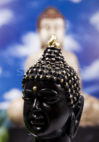  Portrait of a buddha statue Stock photo © JanPietruszka
