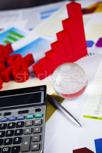 Stock photo: Percentage, Concept of discount colorful tone 