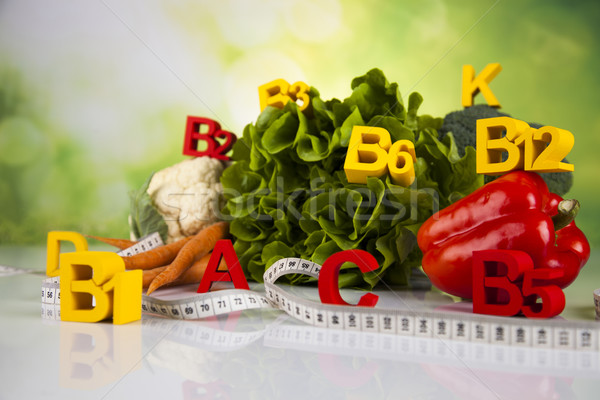 Vitamin and Fitness diet, lifestyle concept Stock photo © JanPietruszka