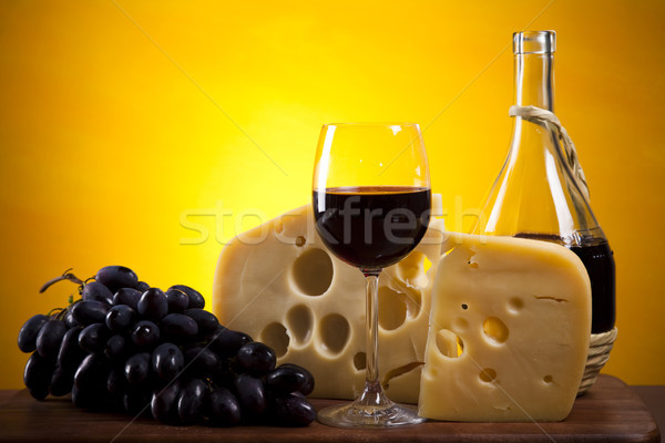 Cheese still life, saturated ambient rural theme Stock photo © JanPietruszka