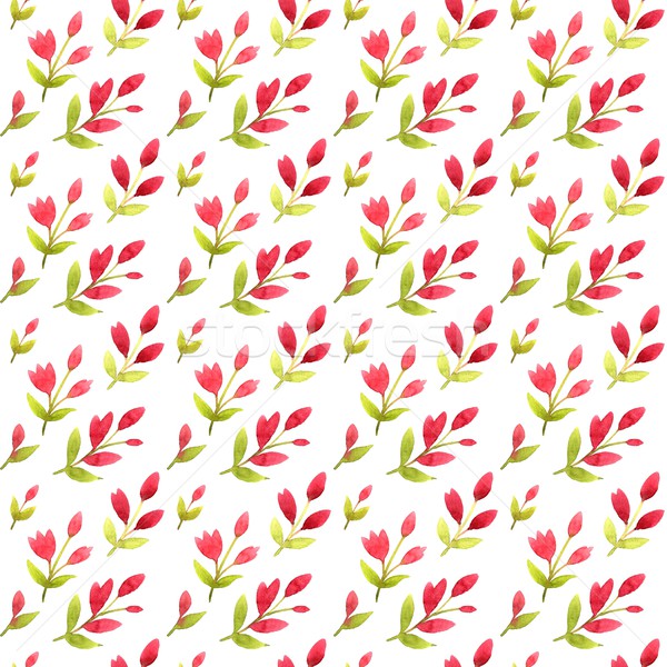 Seamless pattern with pink flowers Stock photo © jara3000
