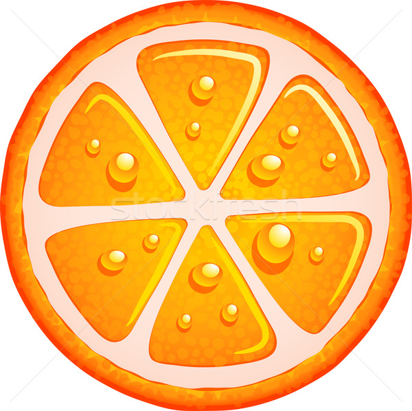 Stock foto: Orange · orange · Früchte · weiß · eps · 10 · Wasser