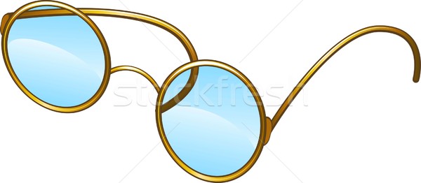 Gözlük beyaz eps 10 moda cam Stok fotoğraf © jara3000