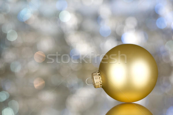 Gold Ornament Silber Stock foto © jarenwicklund