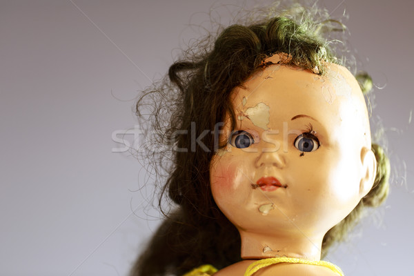 Testa scary bambola come horror film Foto d'archivio © jarin13