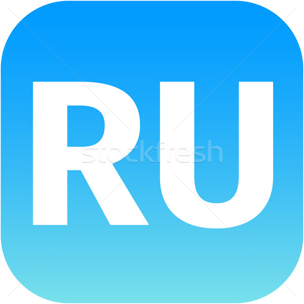 RU domain icon - Russia Stock photo © jarin13