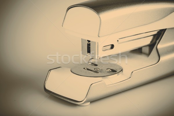 Light green stapler isolated on white Stock photo © jarin13