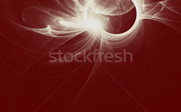 Belo vermelho abstrato fractal papel de parede luz Foto stock © jarin13