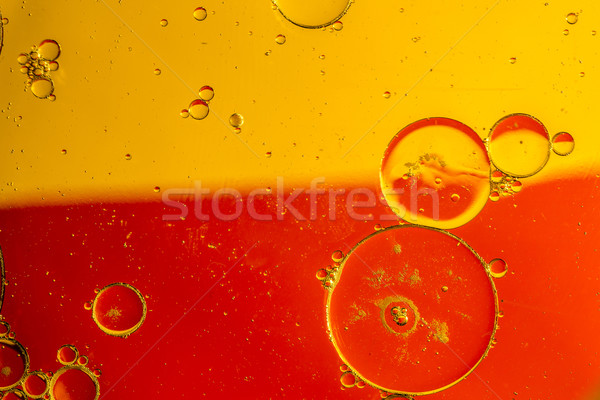 Stock foto: Öl · Tropfen · Wasseroberfläche · Farbe · Wasser · Textur