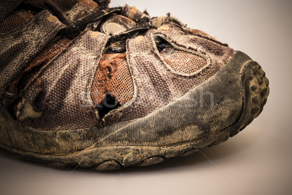 old damage shoe on white Stock photo © jarin13