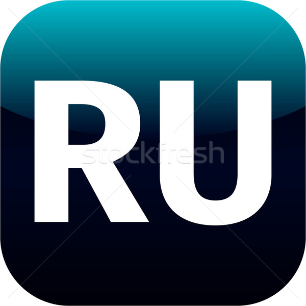 RU domain icon - Russia Stock photo © jarin13