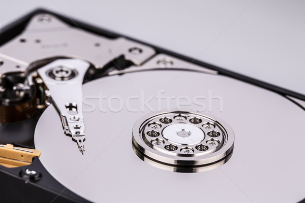 Sabit disk sürmek zor yalıtılmış beyaz içinde Stok fotoğraf © jarin13
