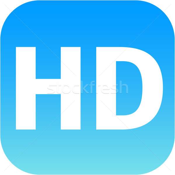 Hd yüksek çözünürlüklü mavi ikon web Internet Stok fotoğraf © jarin13