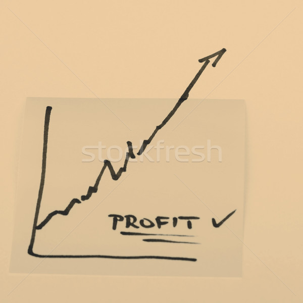 金融 業務圖 上 利潤 綠色 商業照片 © jarin13
