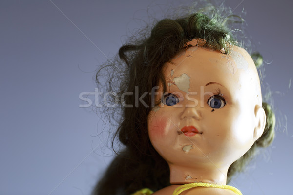 Testa scary bambola come horror film Foto d'archivio © jarin13
