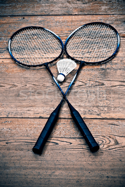 vintage badminton racquet Stock photo © jarin13