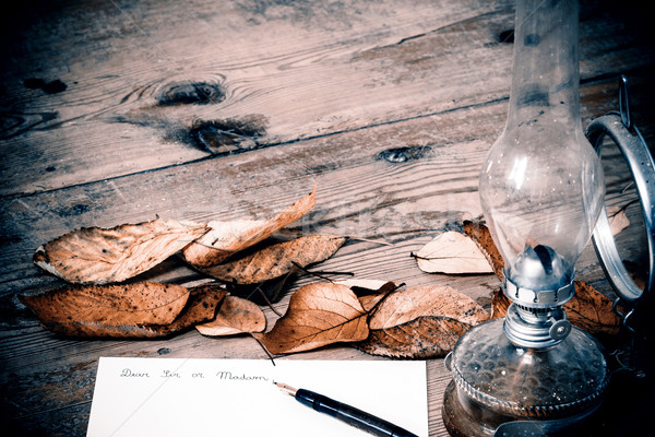 Old fashioned letter Stock photo © jarin13