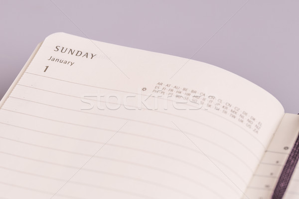 1st January, first day of new year in the calendar Stock photo © jarin13