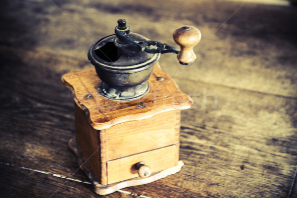 Vintage manual coffee grinder  Stock photo © jarin13
