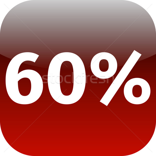 60 percent icon Stock photo © jarin13