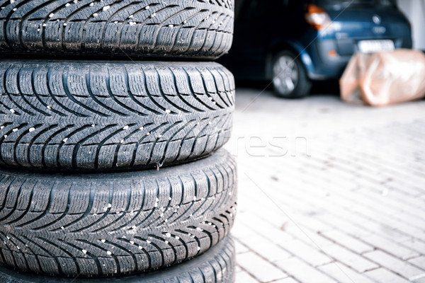tires of a car Stock photo © jarin13