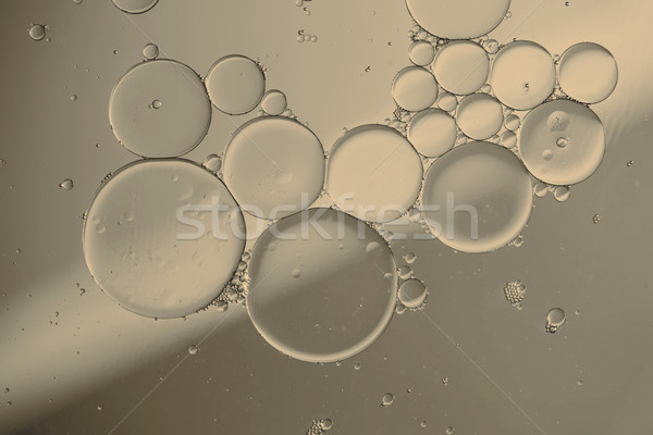 Öl Tropfen Wasseroberfläche Farbe abstrakten Hintergrund Stock foto © jarin13
