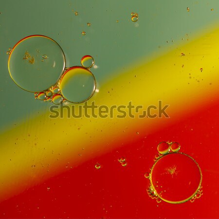 Yağ damla su yüzeyi renk su doku Stok fotoğraf © jarin13