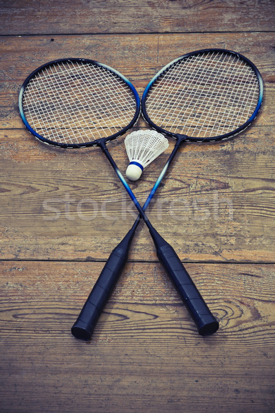 vintage badminton racquet Stock photo © jarin13