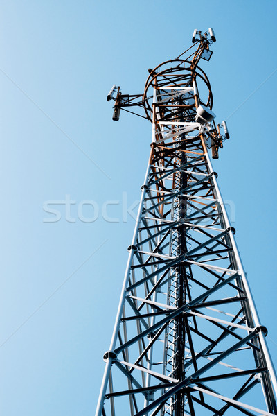 Stock foto: Handys · Himmel · Baum · Telefon · Technologie · Telefon