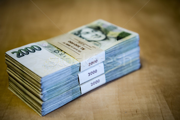 Stock foto: Packung · Geld · groß · Banknoten