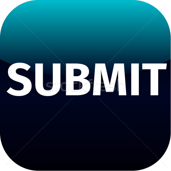 blue text submit icon for app Stock photo © jarin13
