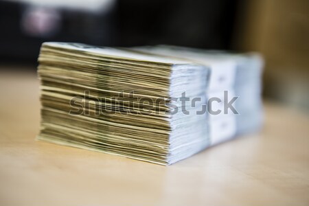 Stock photo: pack of money - big pile of banknotes