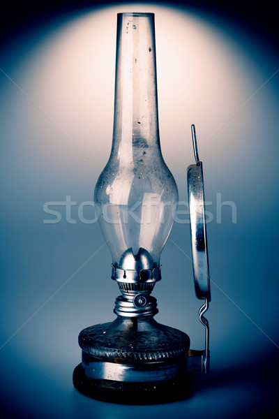 old kerosene lamp isolated on white background Stock photo © jarin13