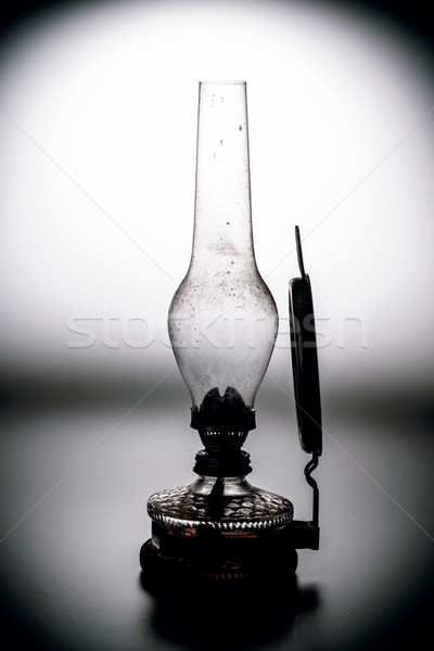 old kerosene lamp isolated on white background Stock photo © jarin13