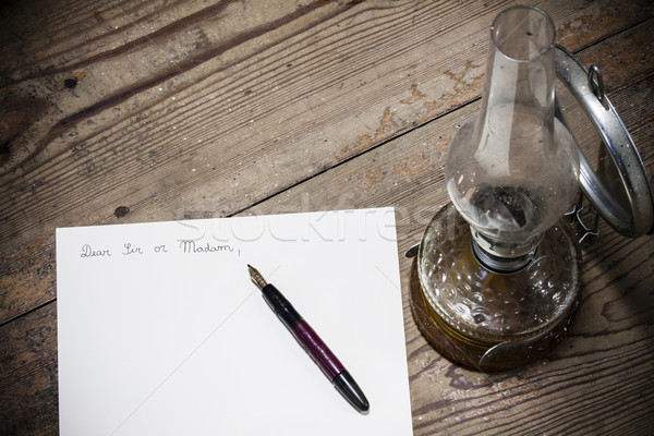 Old fashioned letter Stock photo © jarin13