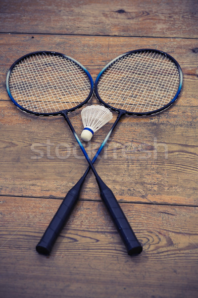 vintage badminton racquet Stock photo © jarin13
